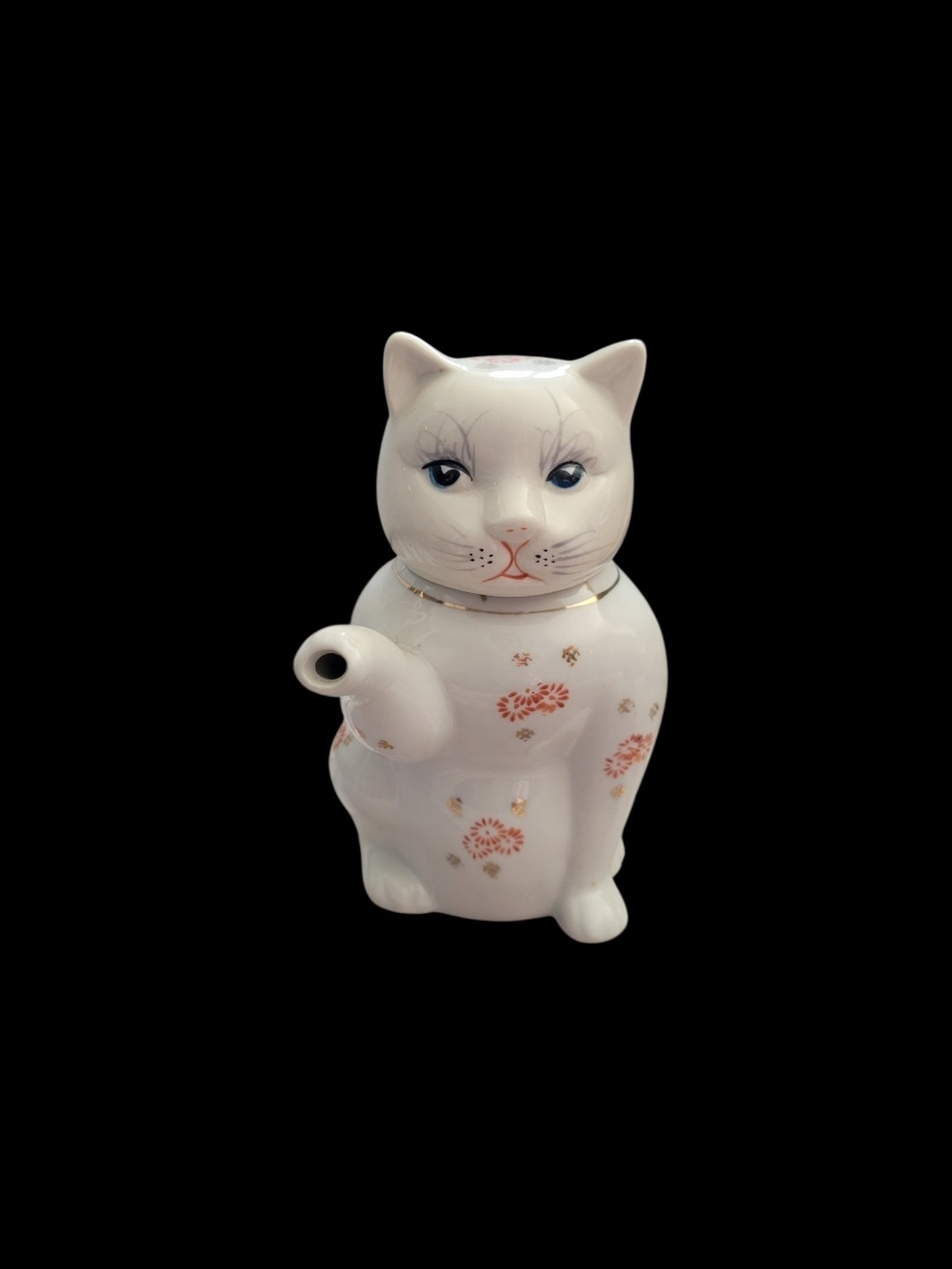 Lucky Cat Porcelain Teapot